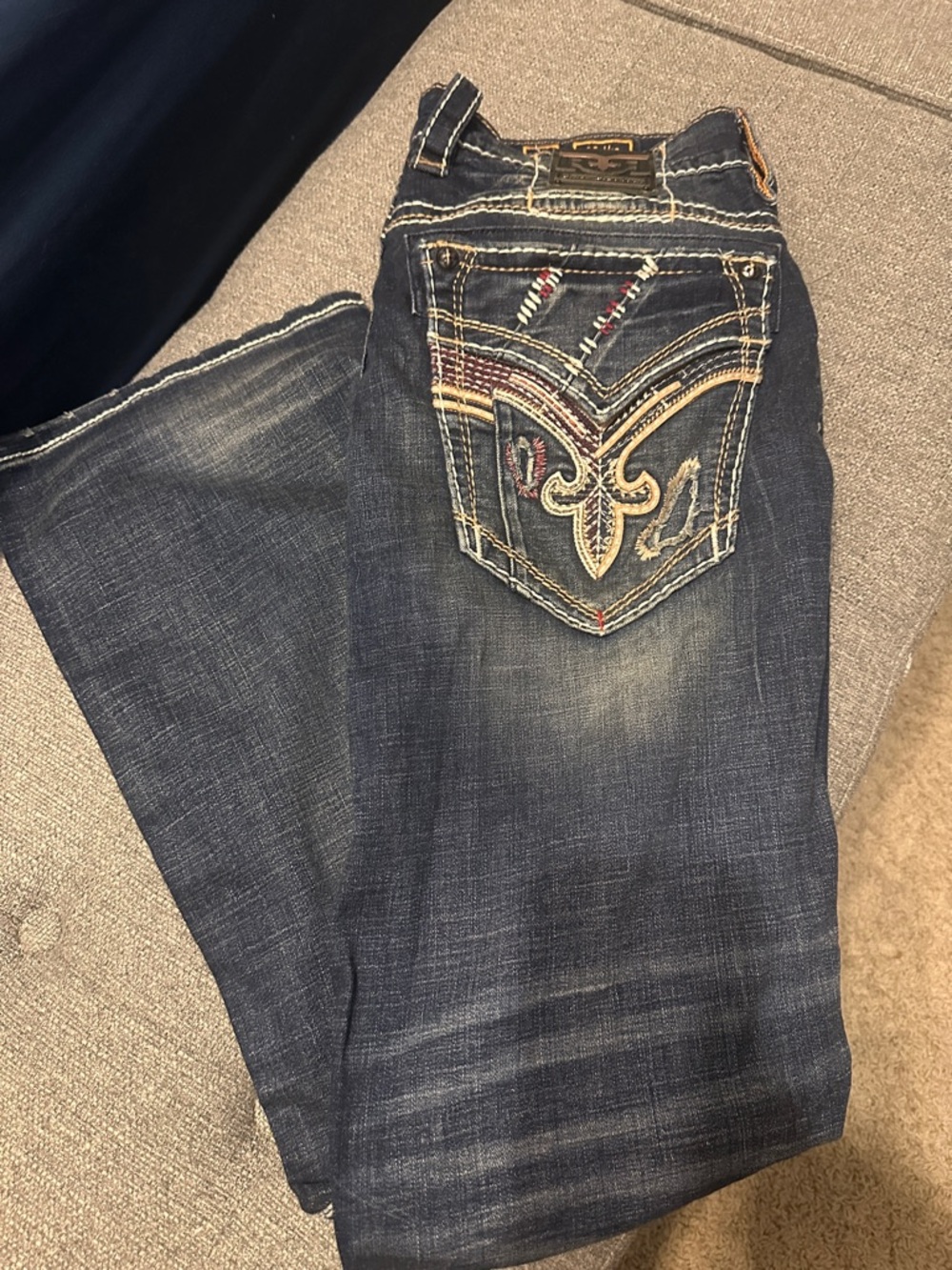 Men’s Rock Revival Valko Boot Jeans